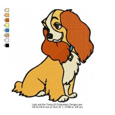 Lady and the Tramp 05 Embroidery Designs